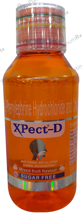 Xpect-D Syrup Mixed Fruit Sugar Free