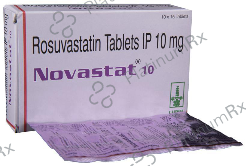 Novastat 10mg Tablet 15s