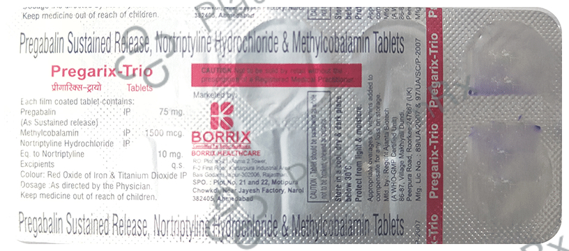 Pregarix Trio Tablet SR 10s