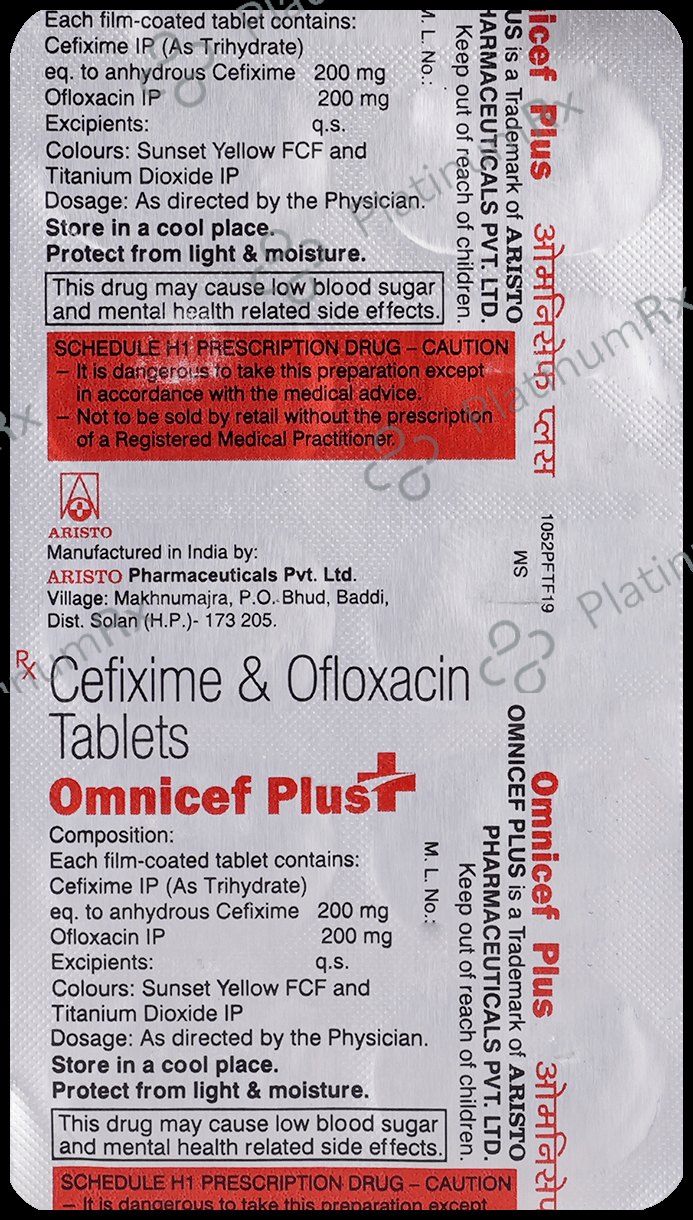 Omnicef Plus 200mg/200mg Tablet