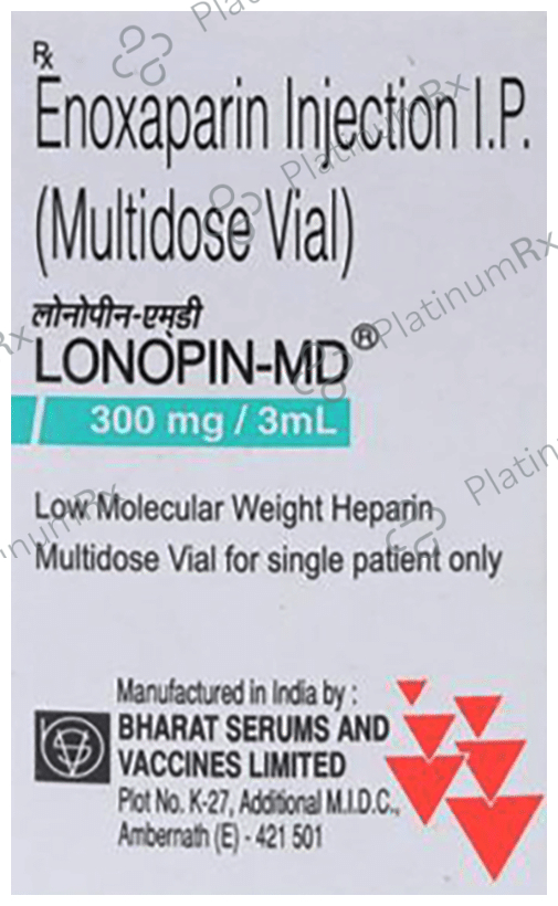 Lonopin MD 300mg Injection