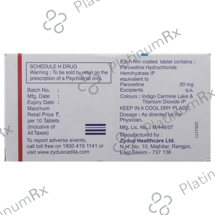 Xet 20mg Tablet 10s