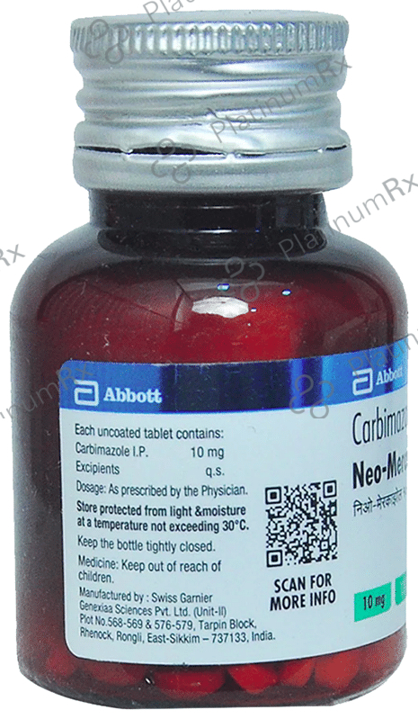 Neo Mercazole 10mg Tablet 120s