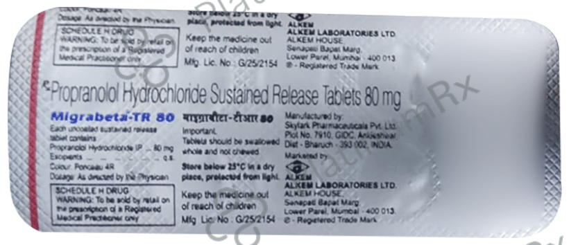 Migrabeta-TR 80 Tablet