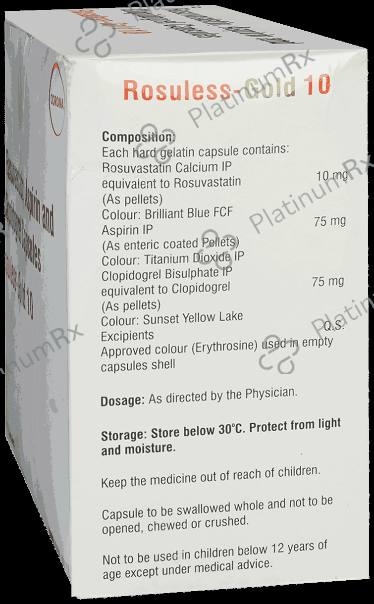 Rosuless Gold 10 Capsule 15s