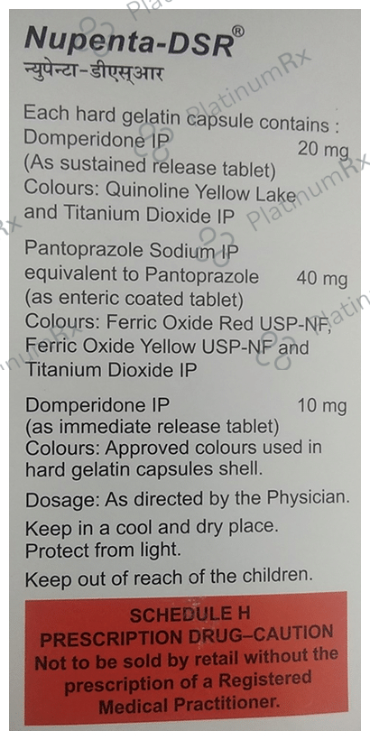 Nupenta DSR 30/40mg Capsule 15s