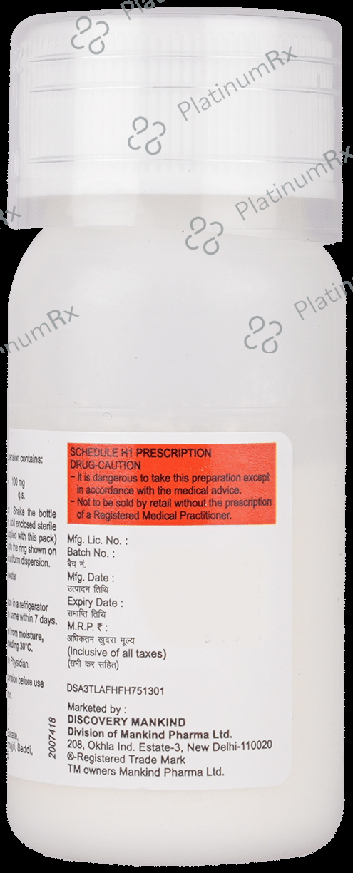 Mahacef 100mg Dry Syrup 30ml