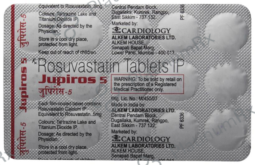 Jupiros 5mg Tablet 15s