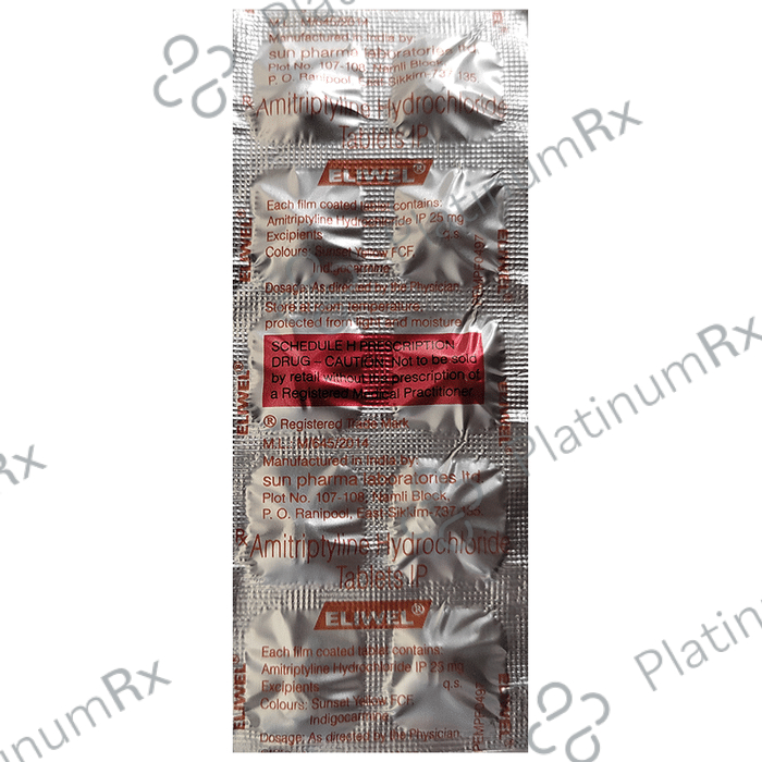 Eliwel 25mg Tablet 10s