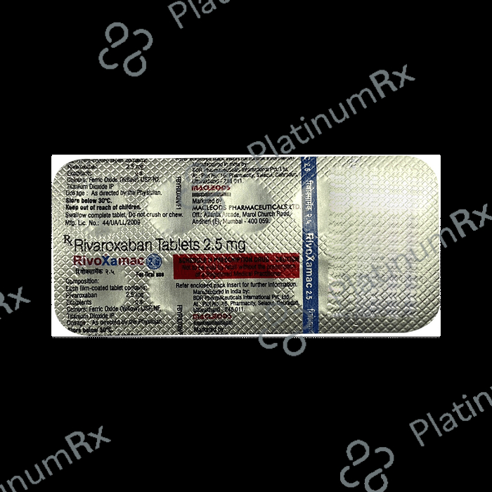 Rivoxamac 2.5mg Tablet