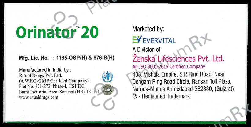Orinator 20 Tablet