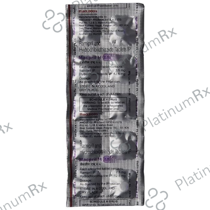 Macpril H 2.5mg Tablet 10s
