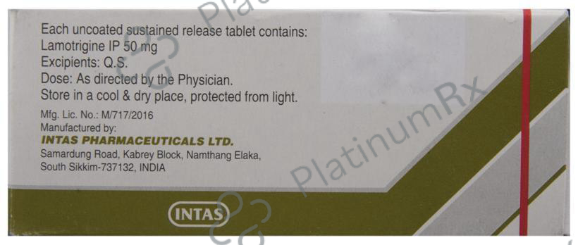 Lamez OD SR 50mg Tablet 10s
