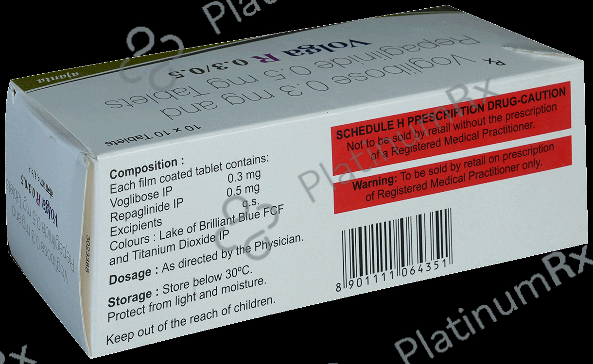 Volga R 0.5mg/0.3mg Tablet 10 Tablet