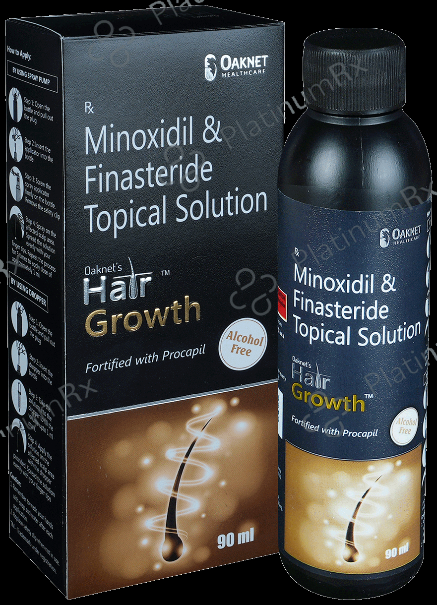 Oaknet's Hair Growth Topical Solution Alcohol Free