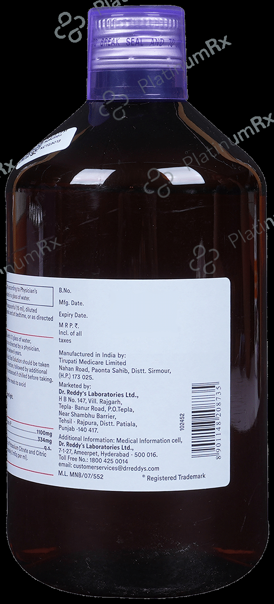 K Cit 1100/334mg Oral Solution 450ml