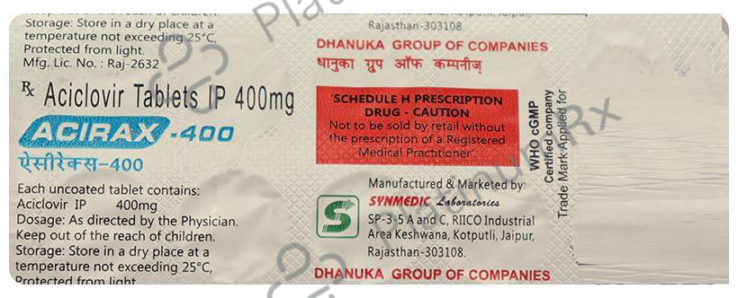 Acirax 400 Tablet