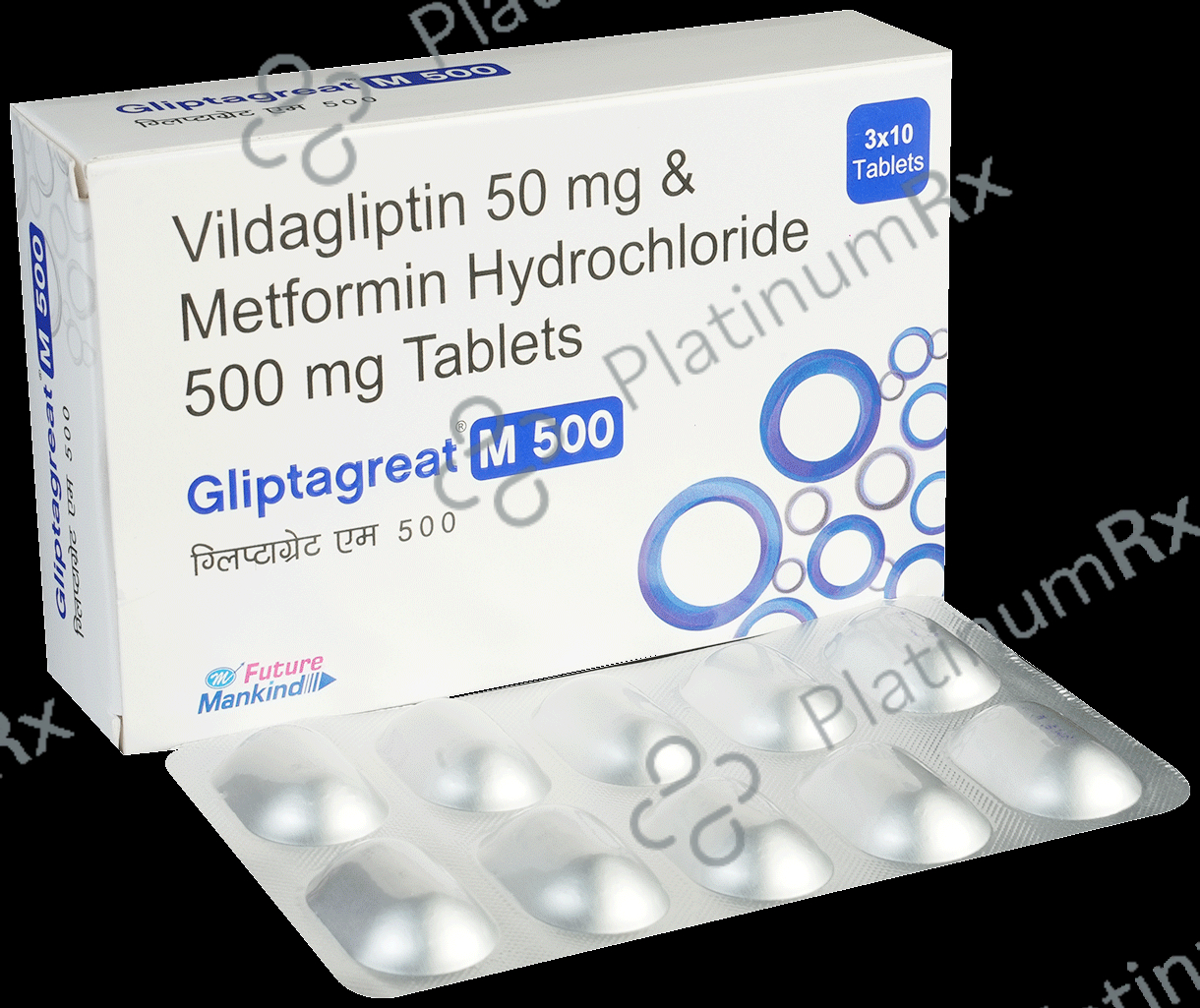 Gliptagreat M 500/50mg Tablet 10s