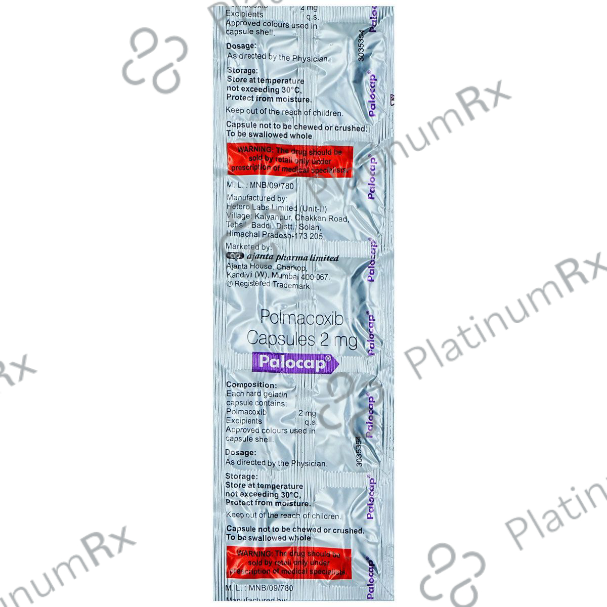 Palocap 2mg Capsule 10s