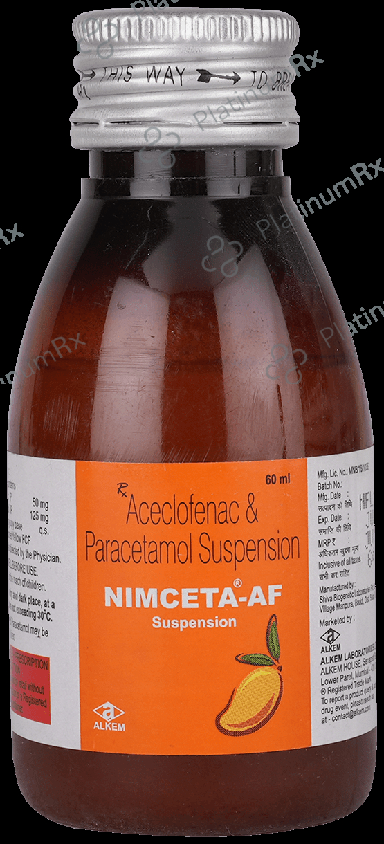 Nimceta AF 50 mg/125 mg Suspension