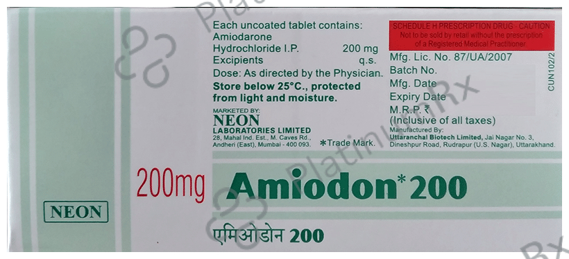 Amiodon 200mg Tablet