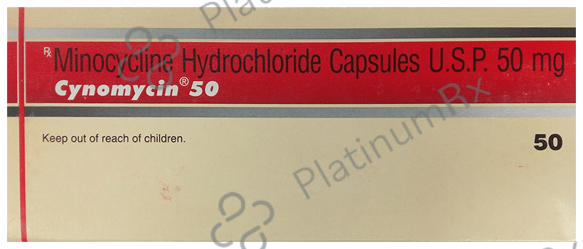 Cynomycin 50mg Capsule 6s