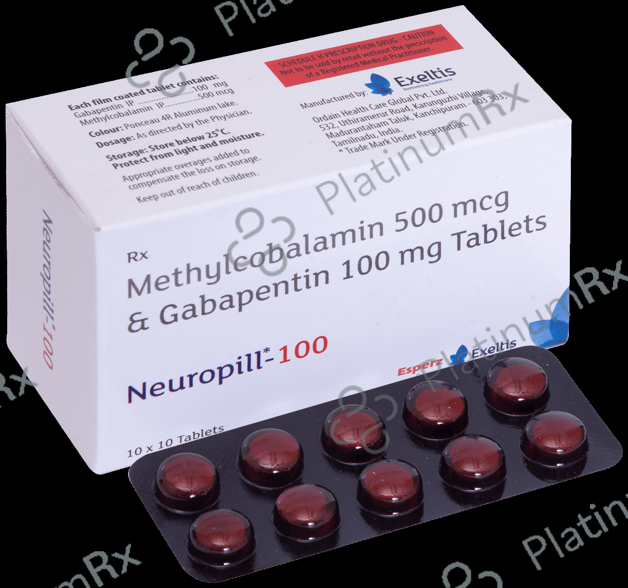 Neuropill 100mg/500mcg Tablet 10s
