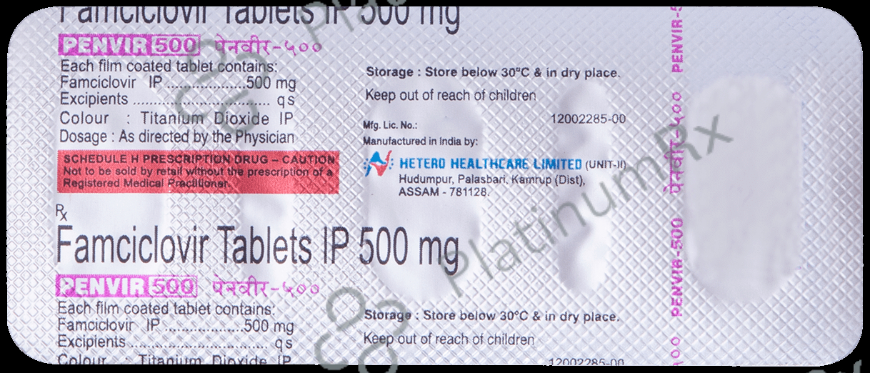 Penvir 500mg Tablet 3s