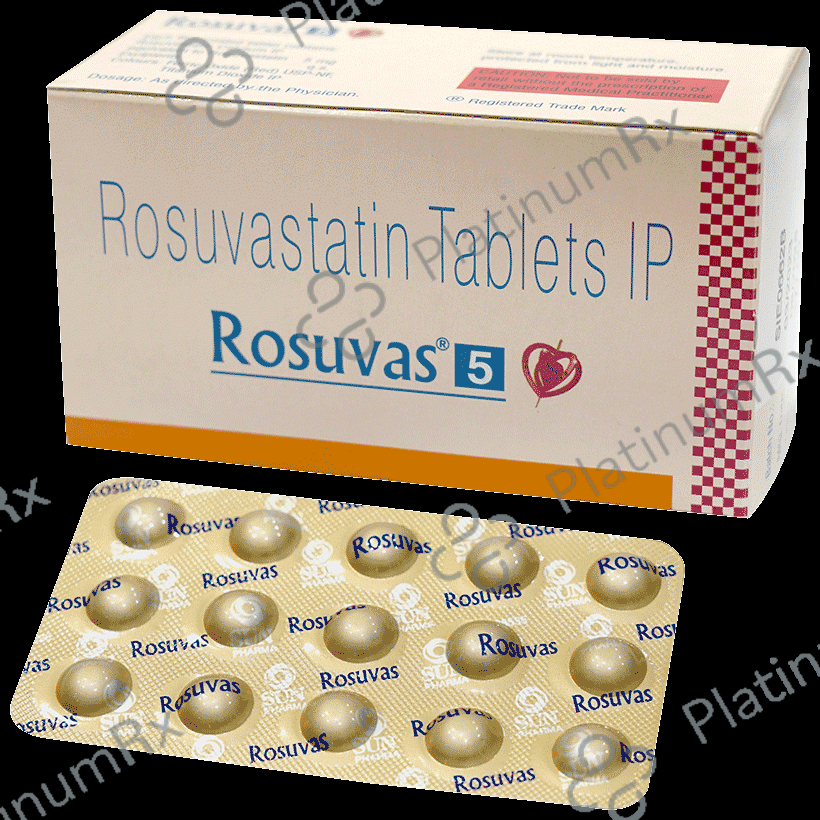 Rosuvas 5mg Tablet 15s