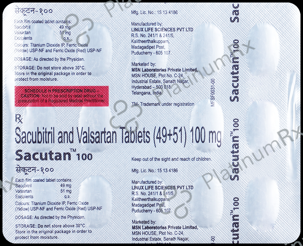 Sacutan 100mg Tablet 14s