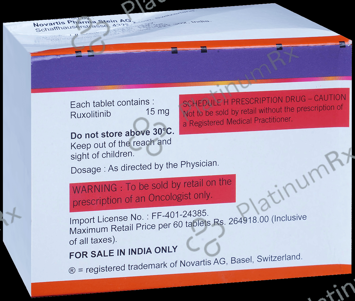 Jakavi 15mg Tablet 10 Tablet