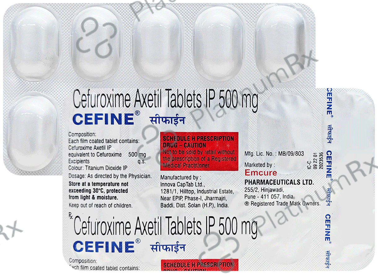 Cefine 500mg Tablet