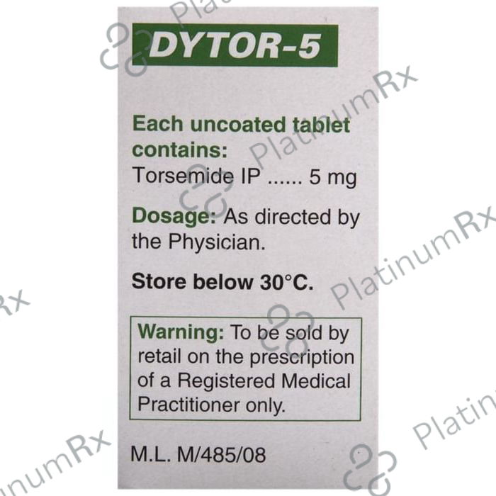 Dytor 5mg Tablet 15s