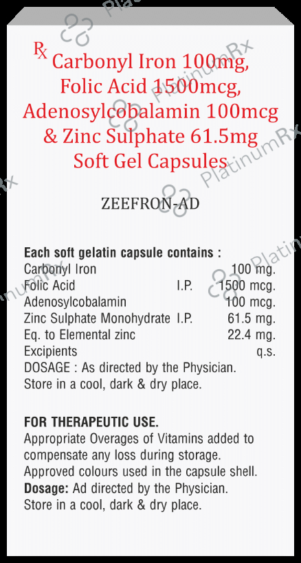 Zeefron-AD Softgel Capsule