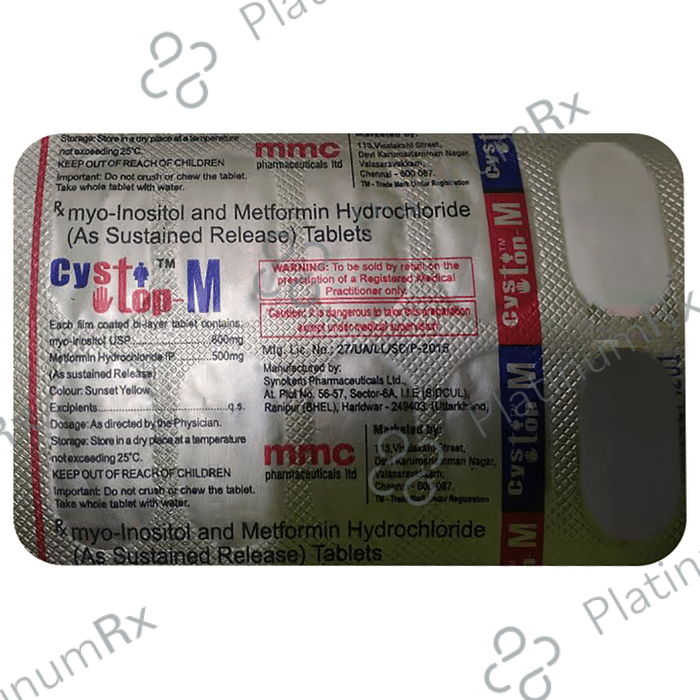 Cystop M 500/600mg Tablet SR 10s