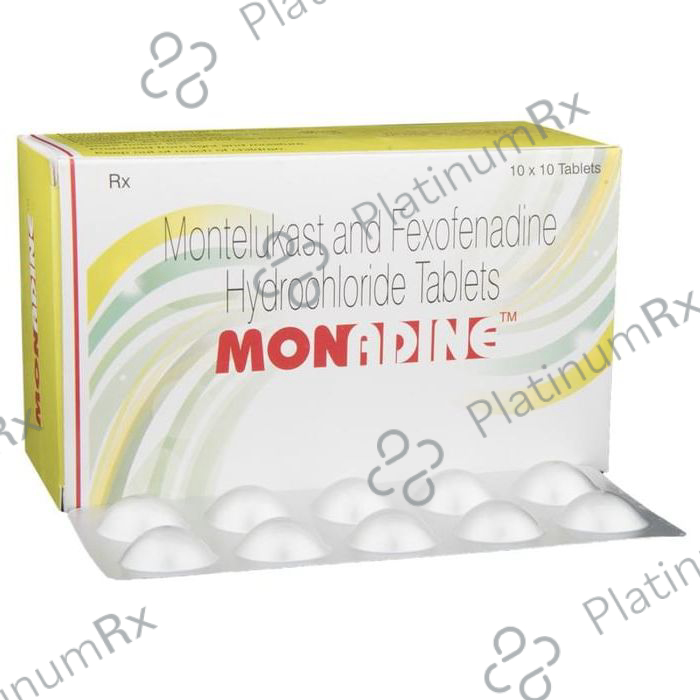 Monadine 120/10mg Tablet 10s
