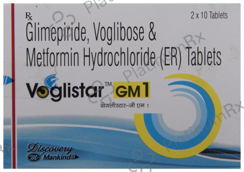 Voglistar GM1 Tablet ER 10 Tablet ER