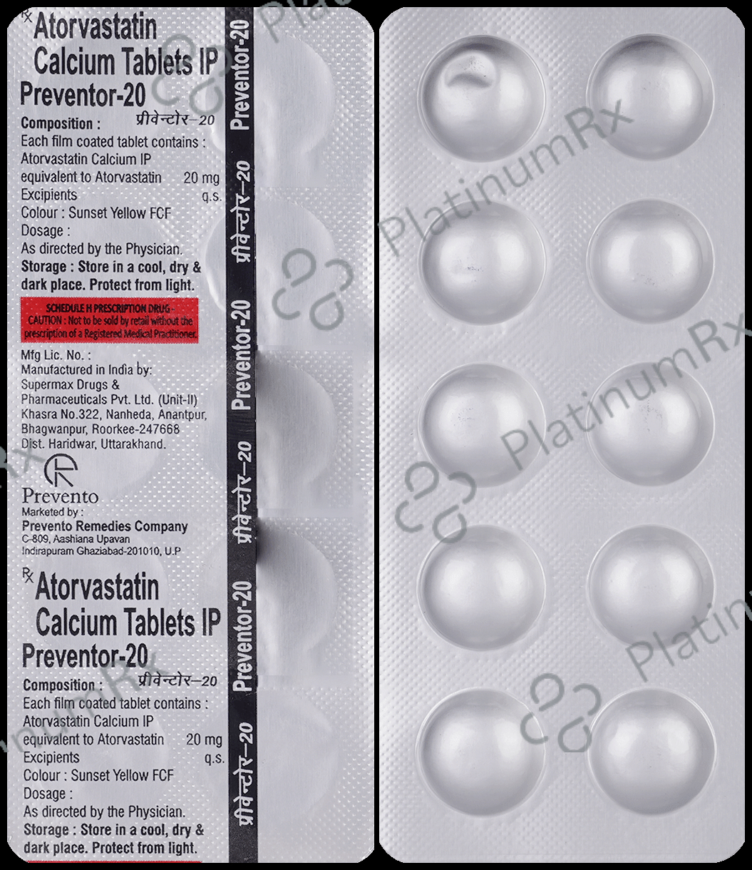Preventor 20 Tablet
