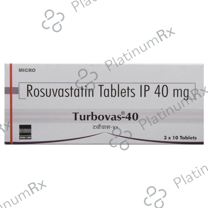 Turbovas 40mg Tablet 10s
