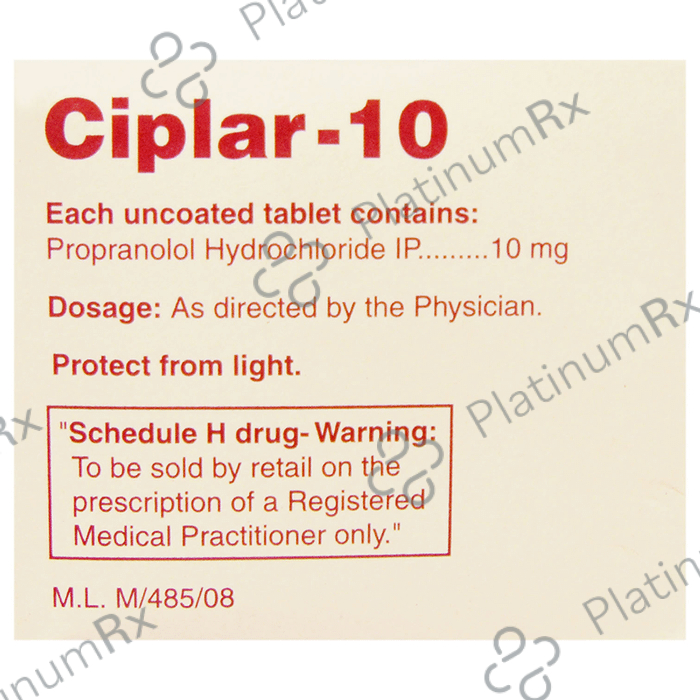 Ciplar 10mg Tablet 15s
