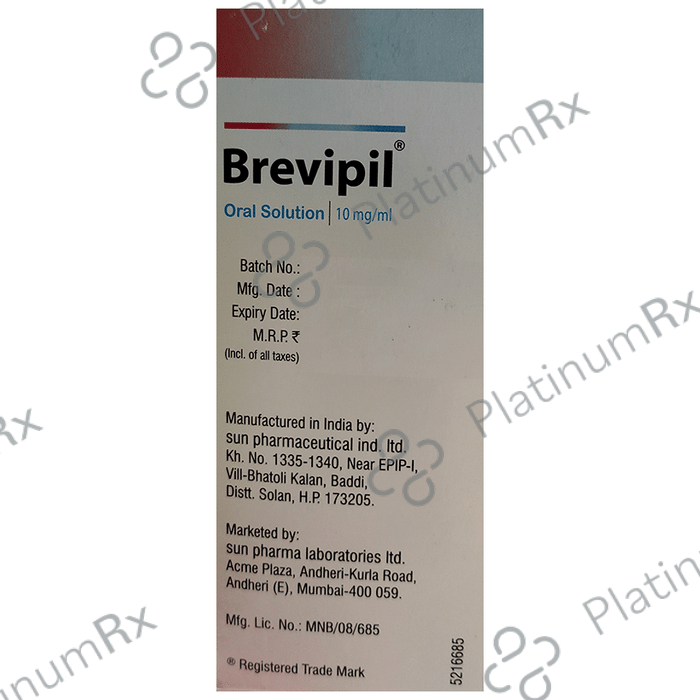 Brevipil 10mg Oral Solution 200ml