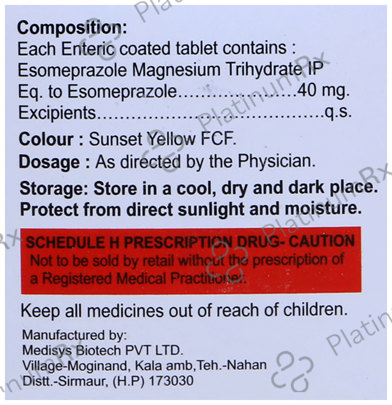 Esopic 40 Tablet