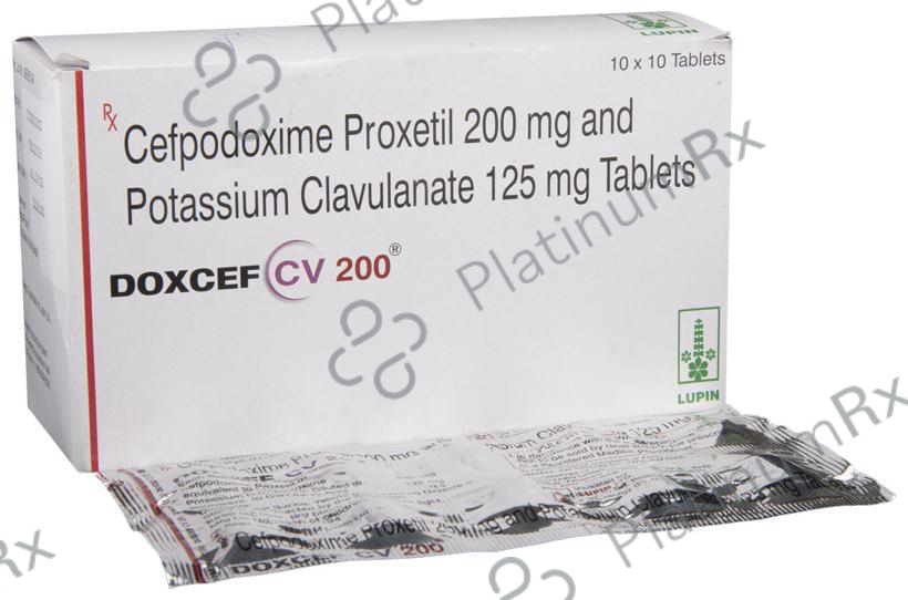 Doxcef CV 200/125mg Tablet 10s