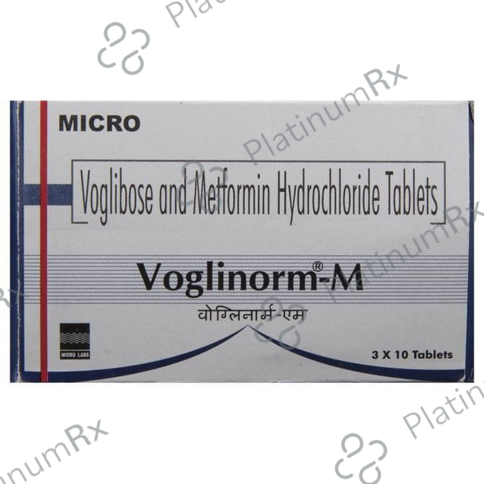 Voglinorm M 500/0.2mg Tablet 10s