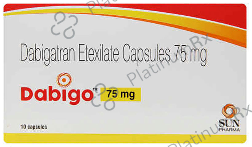 Dabigo 75mg Capsule 10s