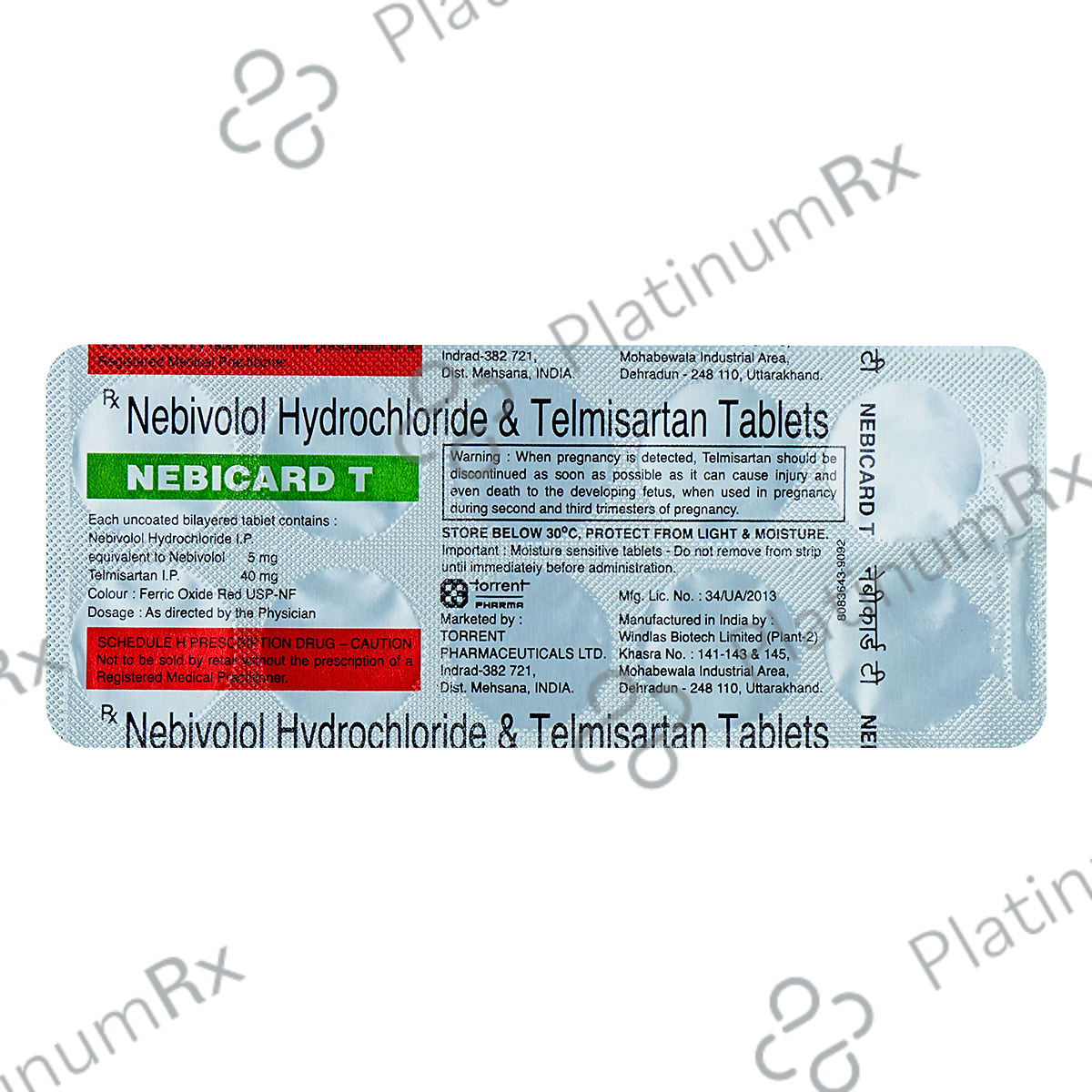 Nebicard T 5/40mg Tablet 15s