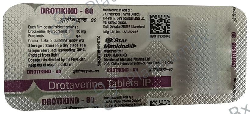 Drotikind 80mg Tablet