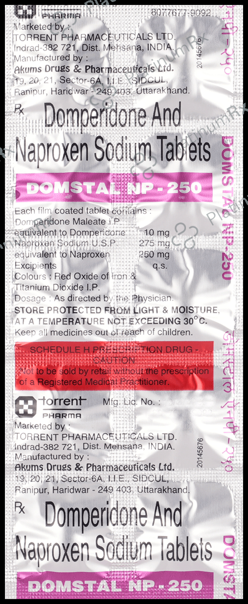 Domstal NP 250/10mg Tablet 10s