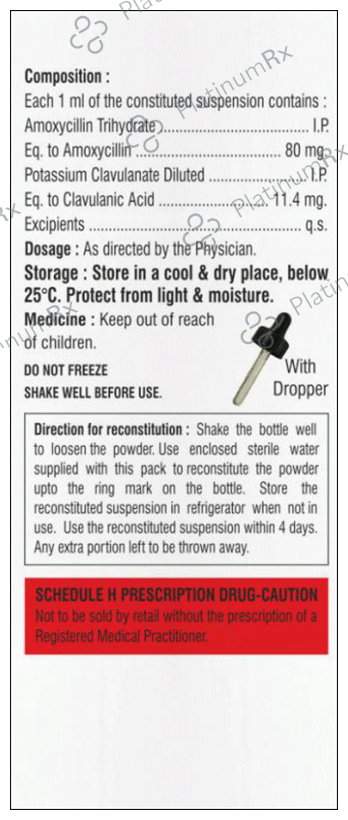 Vaxclave Dry Syrup Vanilla