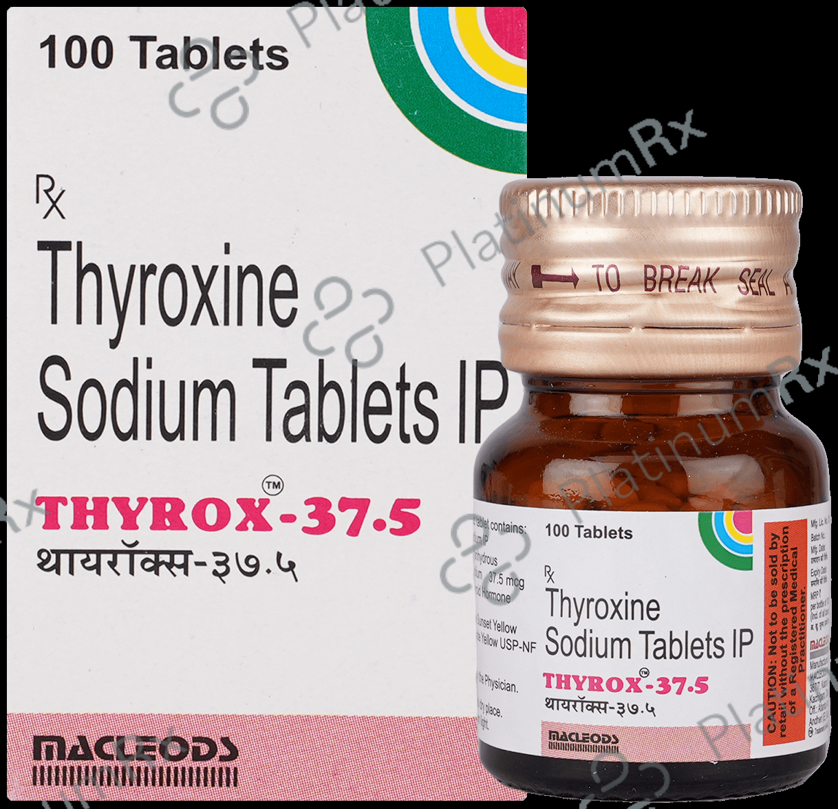 Thyrox 37.5mcg Tablet 100 tablets